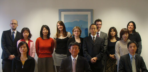 Staff at the Japan Foundation London